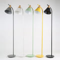 Contemporary Nordic Round Macaron Metal 1-Light Standing Floor Lamp
