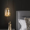 Contemporary Scandinavian Cylinder Oval Glass 1-Light Pendant Light