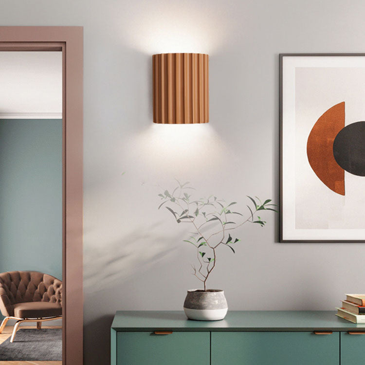 Contemporary Nordic Resin Tiles 2-Light Wall Sconce Lamp