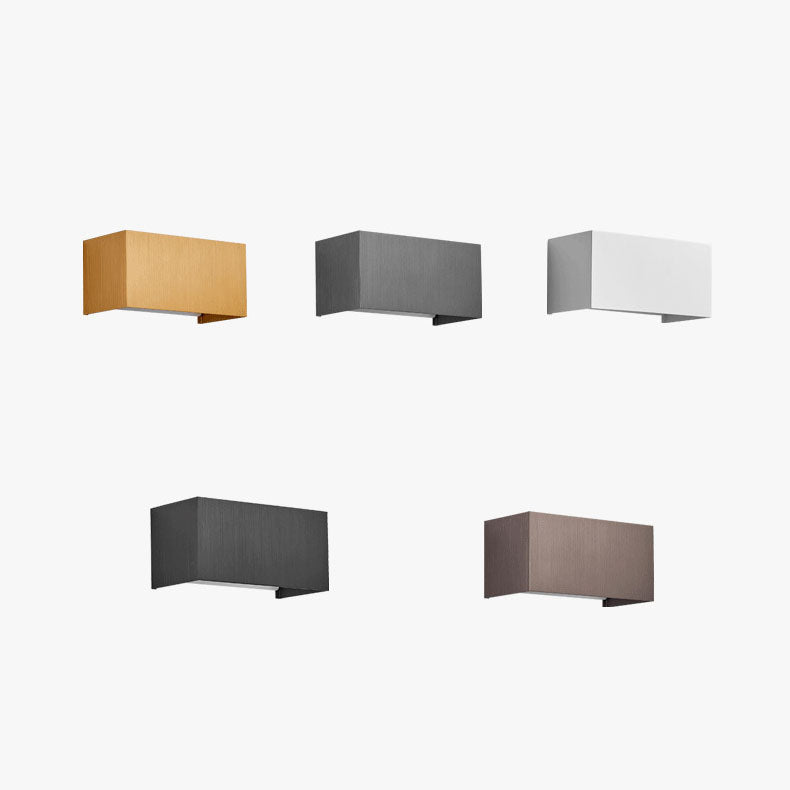 Modern Minimalist Aluminum Square Flat Adjustable Beam LED Reading Wall Sconce Lamp