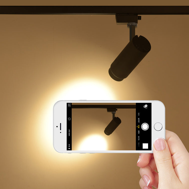 Modern Minimalist Adjustable Dimmable Focus Dimming Spotlight Tubular Track Lighting 3/4/5 Light LED Flush Mount Light