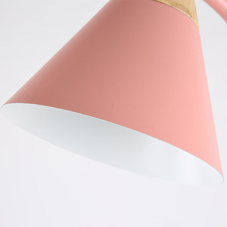 Contemporary Nordic Round Macaron Metal 1-Light Standing Floor Lamp