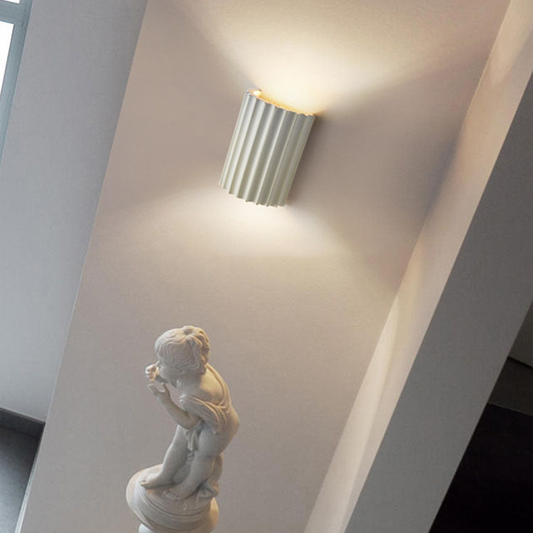 Contemporary Nordic Resin Tiles 2-Light Wall Sconce Lamp