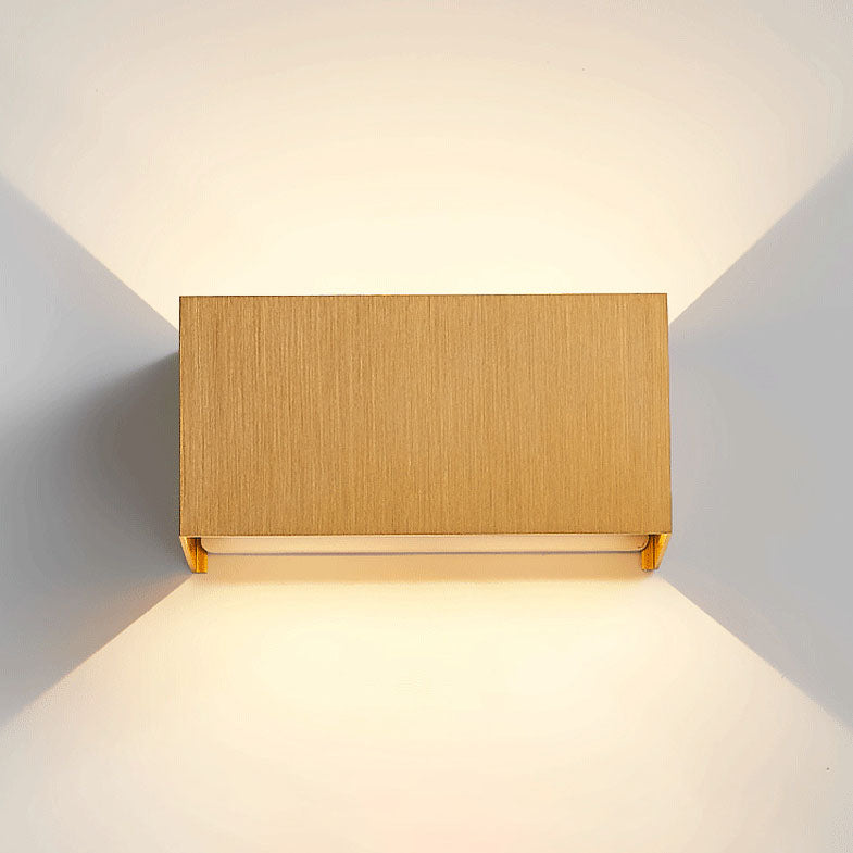 Modern Minimalist Aluminum Square Flat Adjustable Beam LED Reading Wall Sconce Lamp