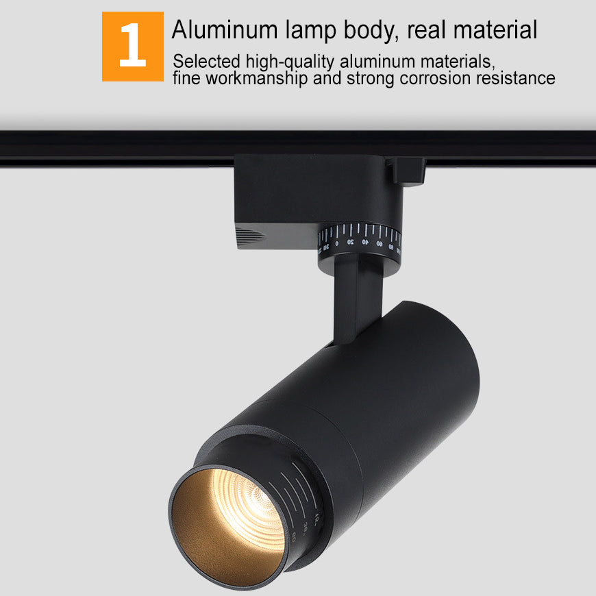 Modern Minimalist Adjustable Dimmable Focus Dimming Spotlight Tubular Track Lighting 3/4/5 Light LED Flush Mount Light