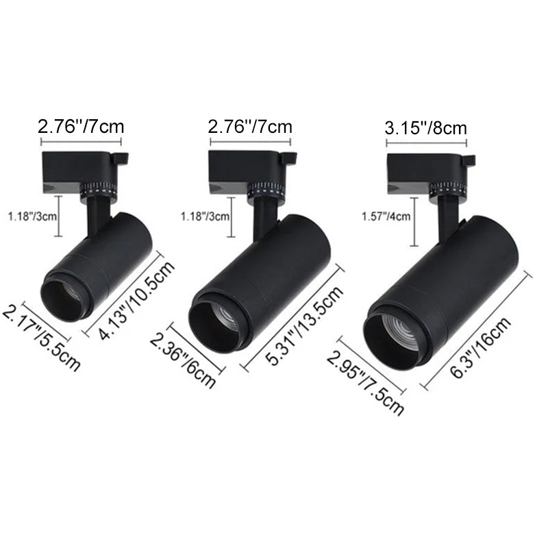 Modern Minimalist Adjustable Dimmable Focus Dimming Spotlight Tubular Track Lighting 3/4/5 Light LED Flush Mount Light