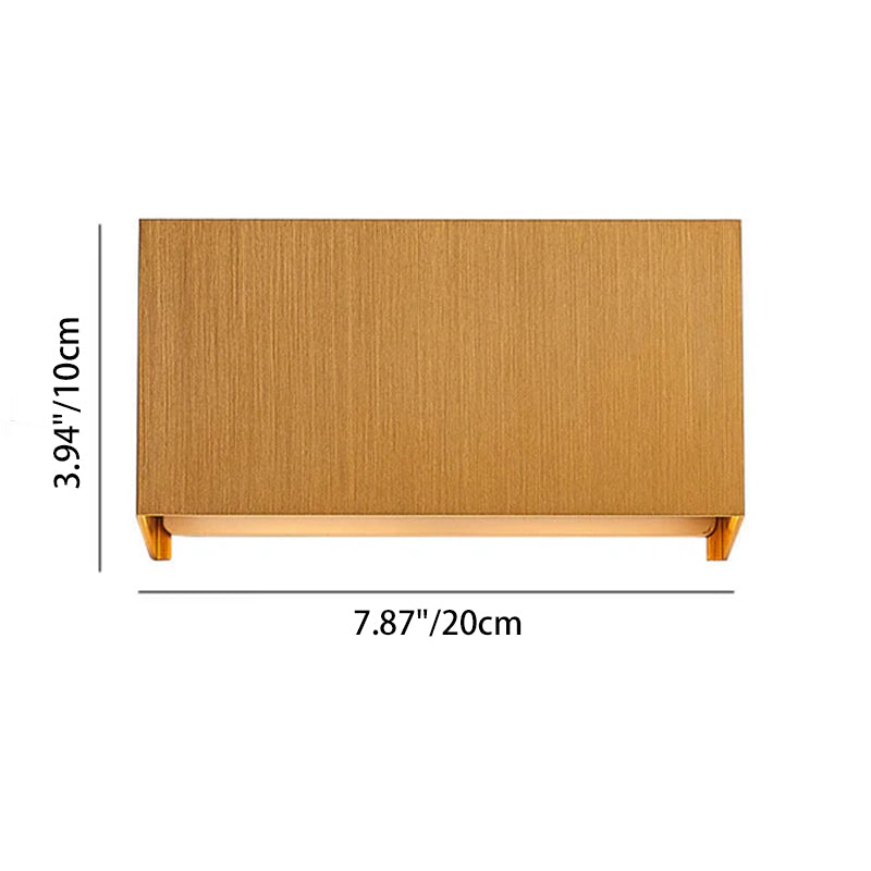 Modern Minimalist Aluminum Square Flat Adjustable Beam LED Reading Wall Sconce Lamp