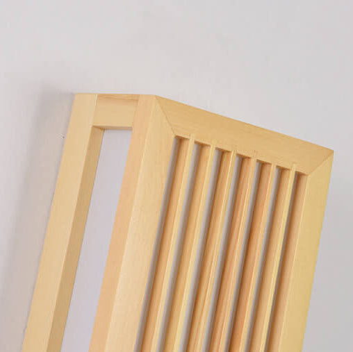 Modern Minimalist Solid Wood Acrylic Rectangular LED Wall Sconce Lamp