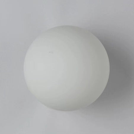 Modern Minimalist Orb Glass 1-Light Wall Sconce Lamp