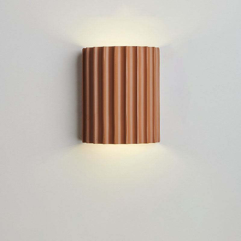 Contemporary Nordic Resin Tiles 2-Light Wall Sconce Lamp