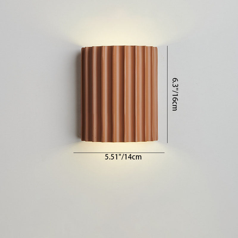 Contemporary Nordic Resin Tiles 2-Light Wall Sconce Lamp