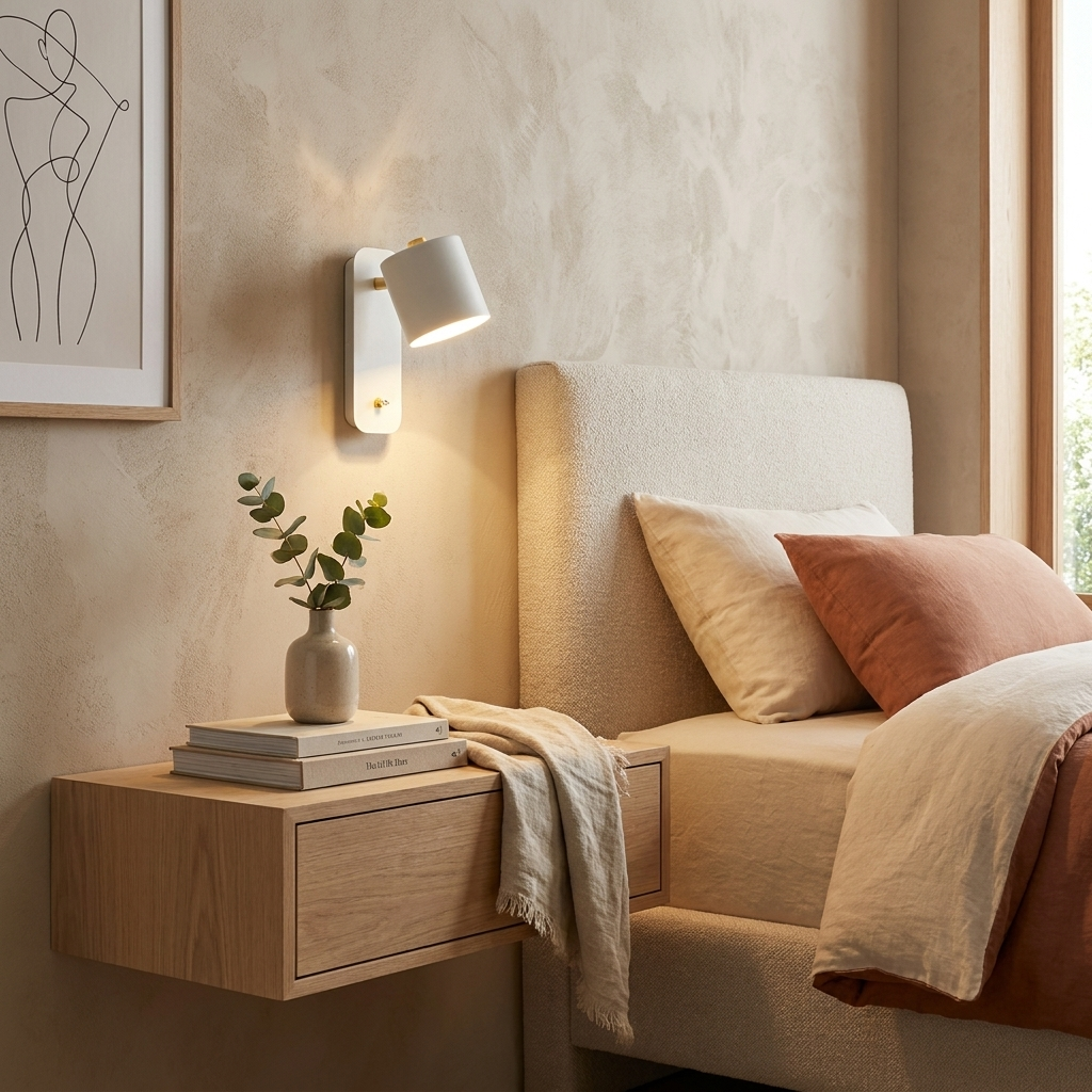Nordic Macaron Cylinder Shape Rotatable 1-Light Wall Sconce Lamps