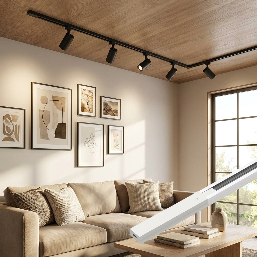 Multi-Adaptation Track Lighting Rail LED Track Light Accessories