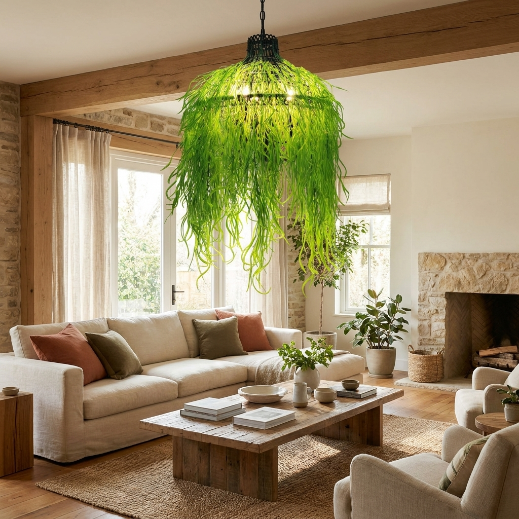 Creative Plant Vine Decorative 3-Light Chandelier